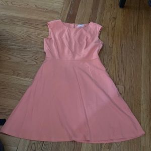 Salmon color Calvin klein dress